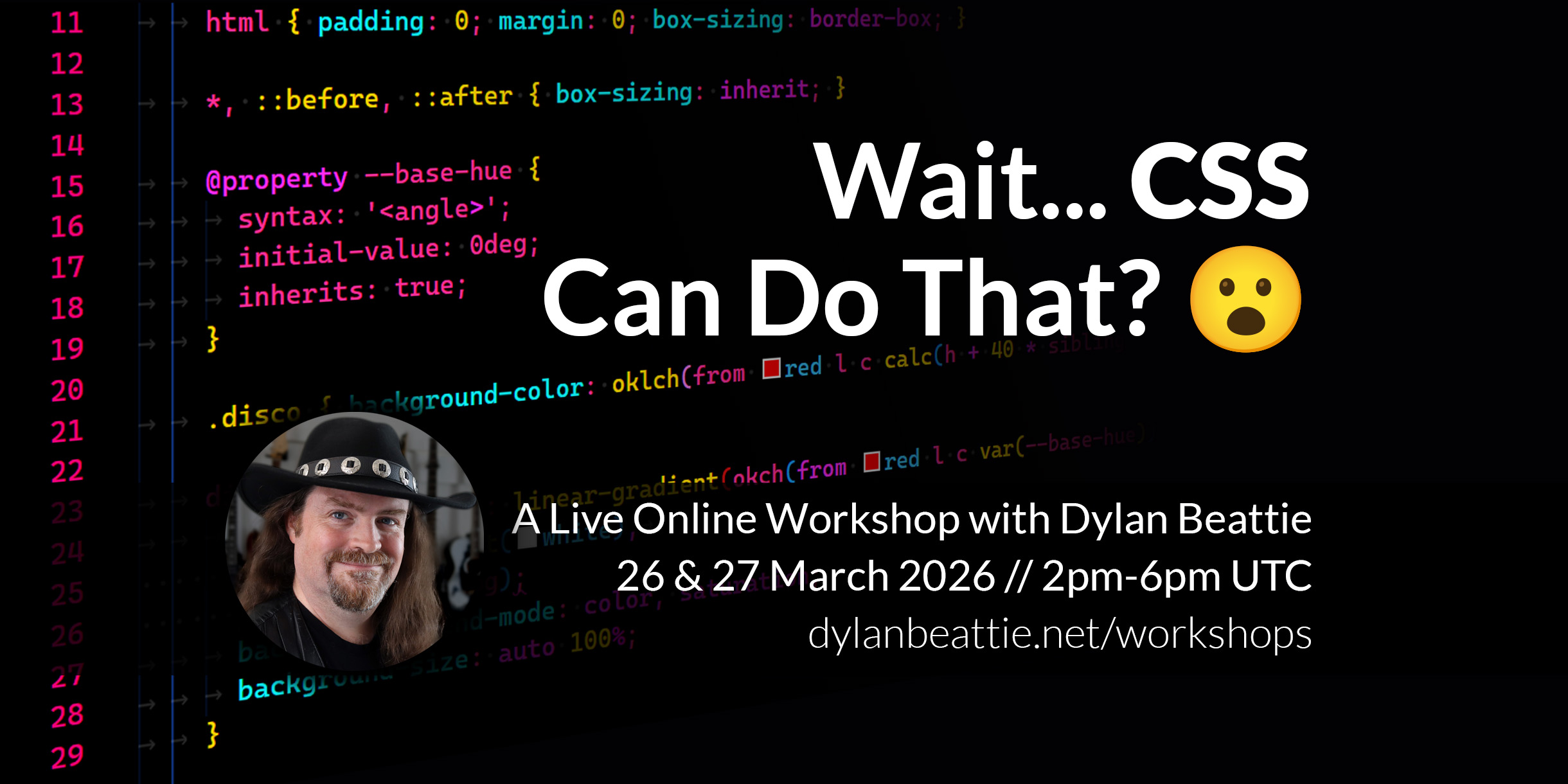 Wait - CSS Can Do That? : dylanbeattie.net